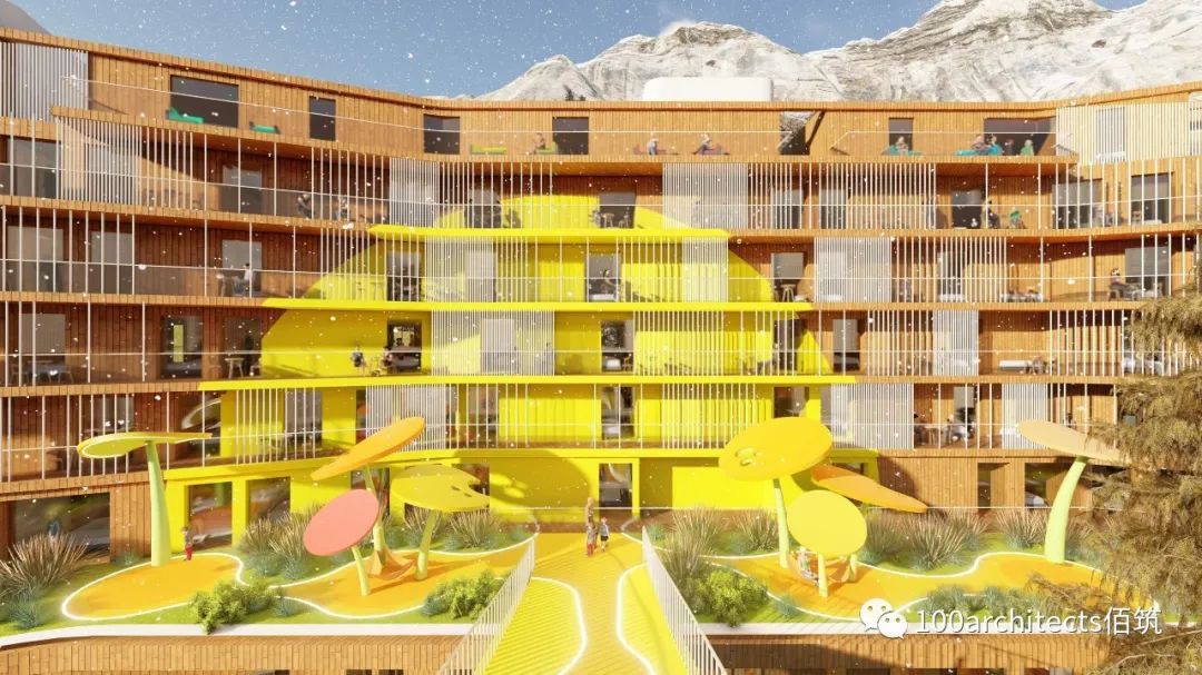 意大利西卡里奥 Club Med 滑雪场度假酒店设计-30