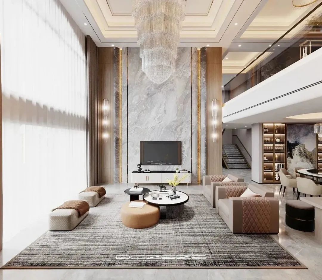 九江誉江华府现代轻奢别墅丨中国九江丨木美空间设计-70