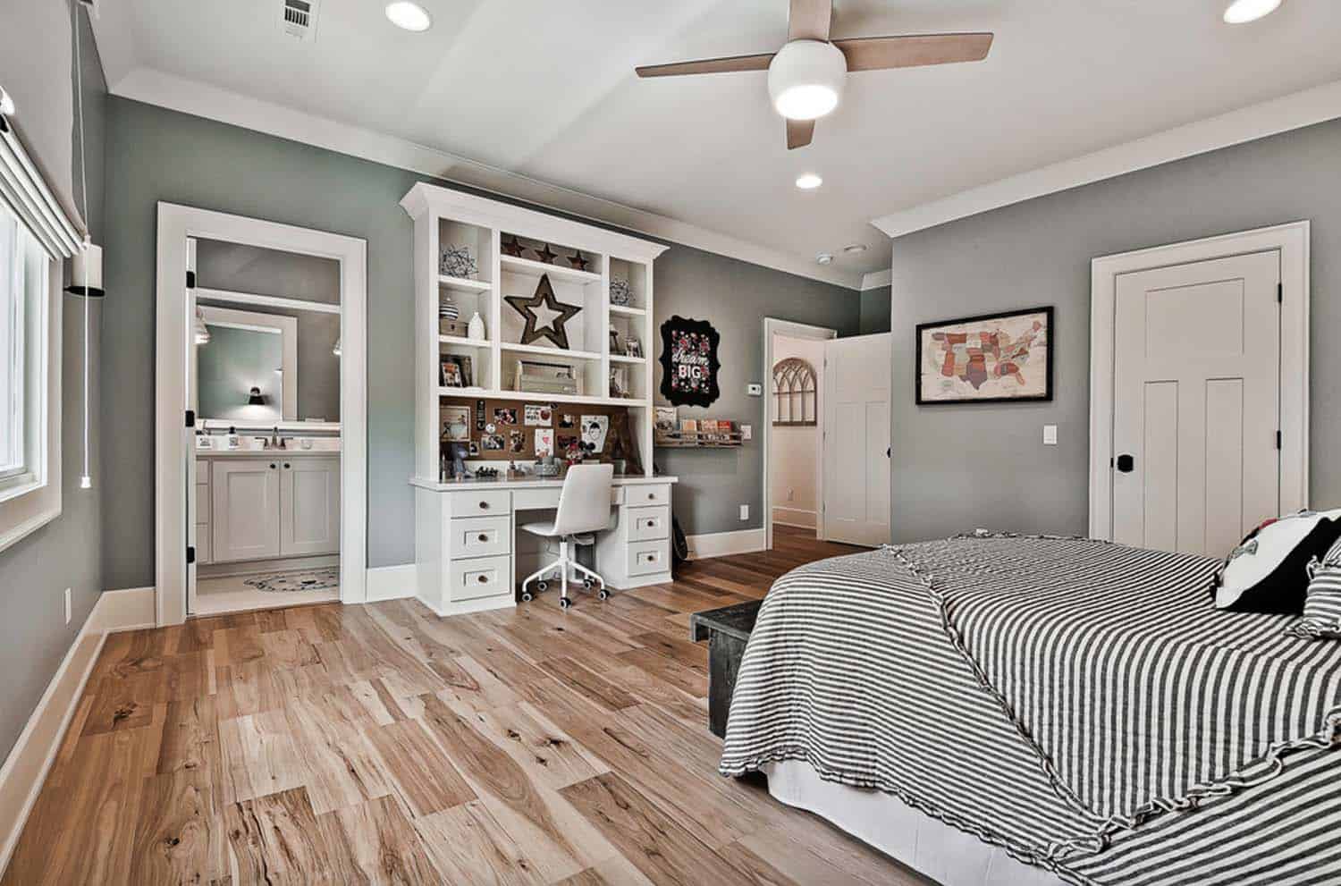 Welcoming craftsman style home with farmhouse touches in Arkansas-39