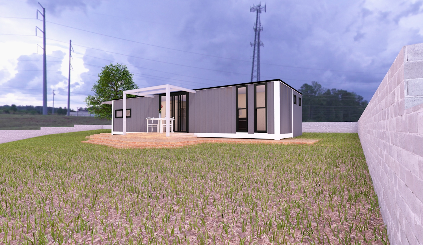 极简主义小木屋 | KONGLOMERATE 建筑事务所的“盒子 4”概念设计-0