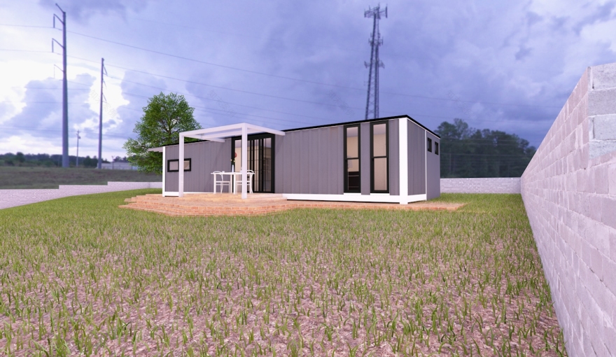 极简主义小木屋 | KONGLOMERATE 建筑事务所的“盒子 4”概念设计-0