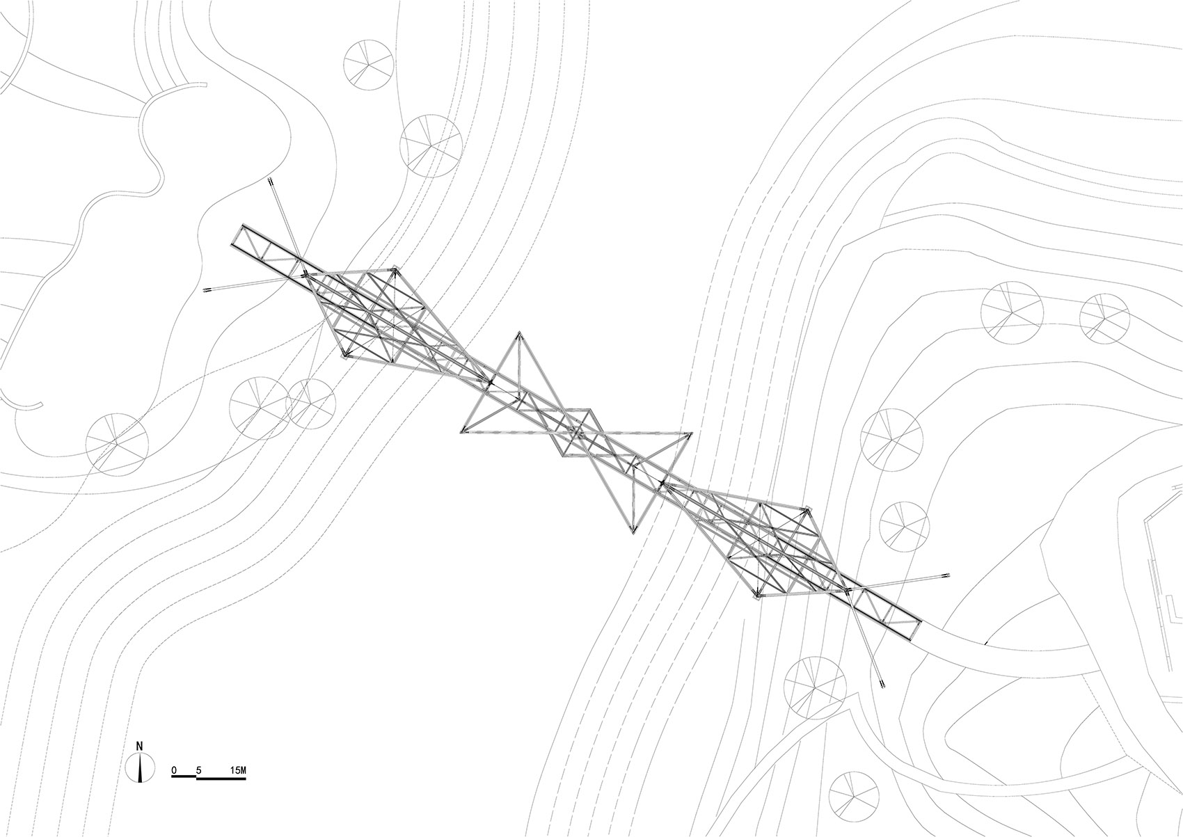 麓湖伊甸岛步行桥丨中国成都丨unarchitecte-18