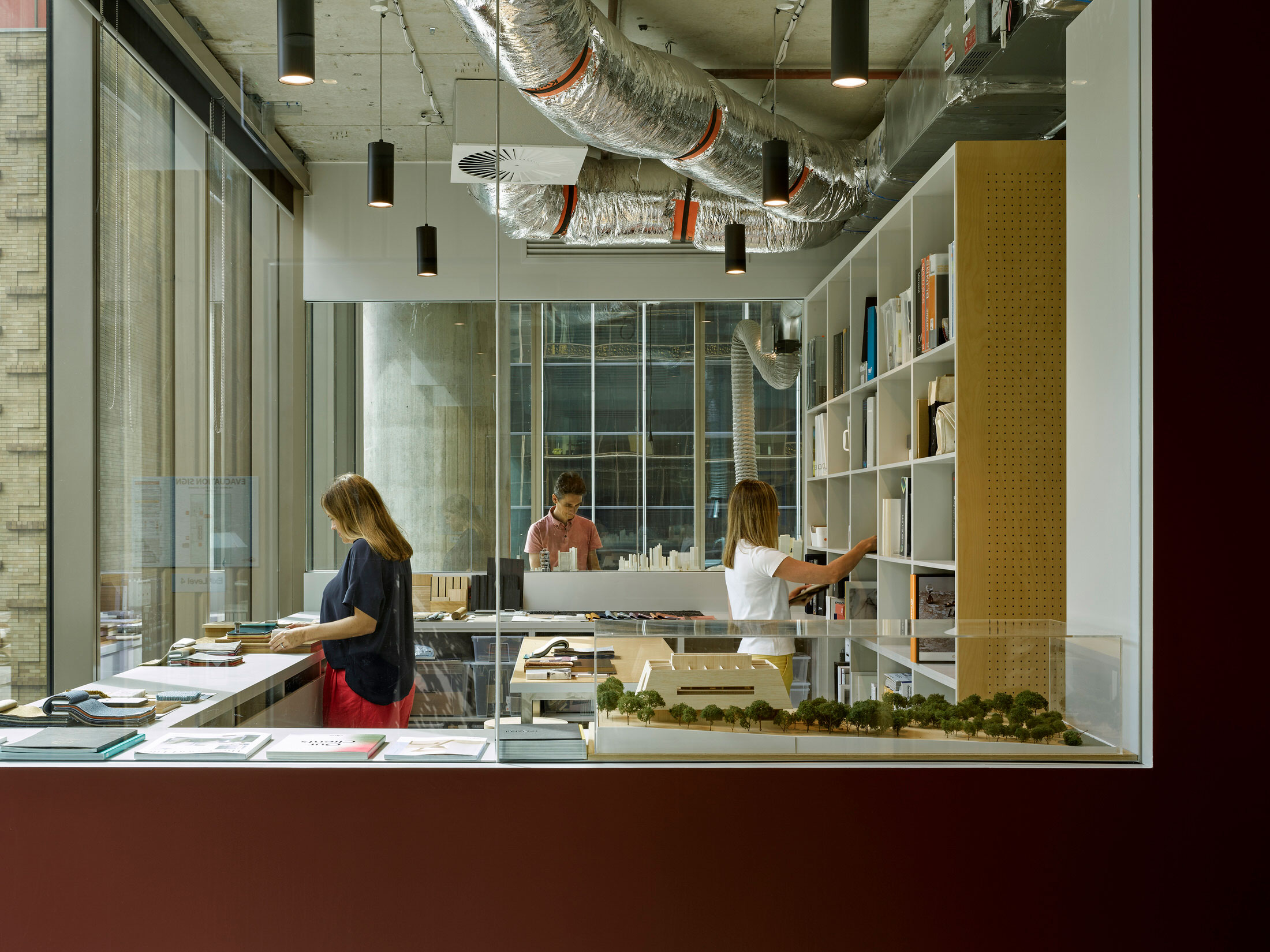 现代悬浮绿色办公空间丨澳大利亚布里斯班丨BVN Brisbane Studio-27