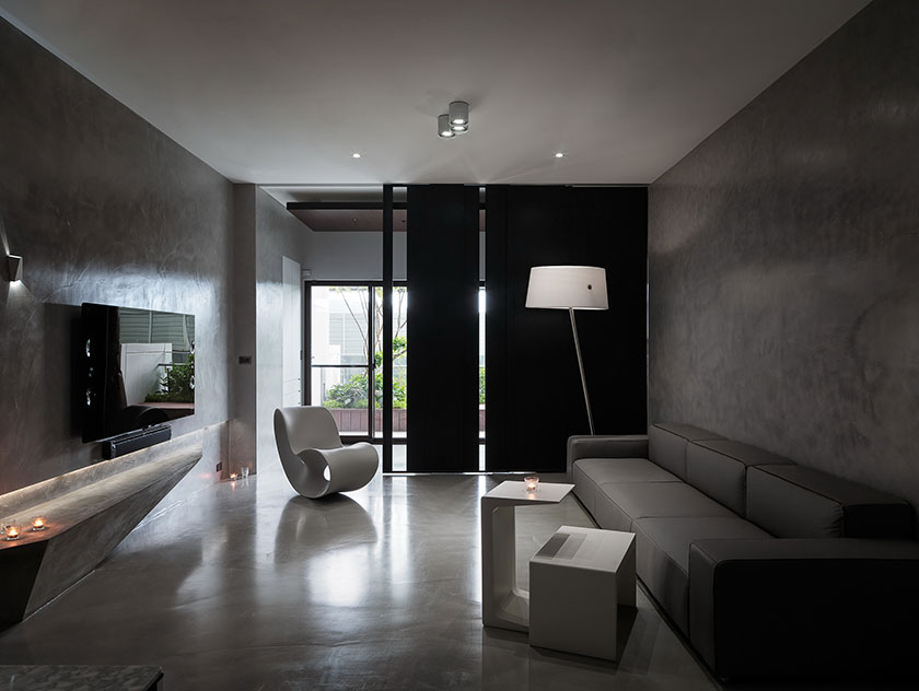 佛偈——灰色系住宅  云邑室内设计-2