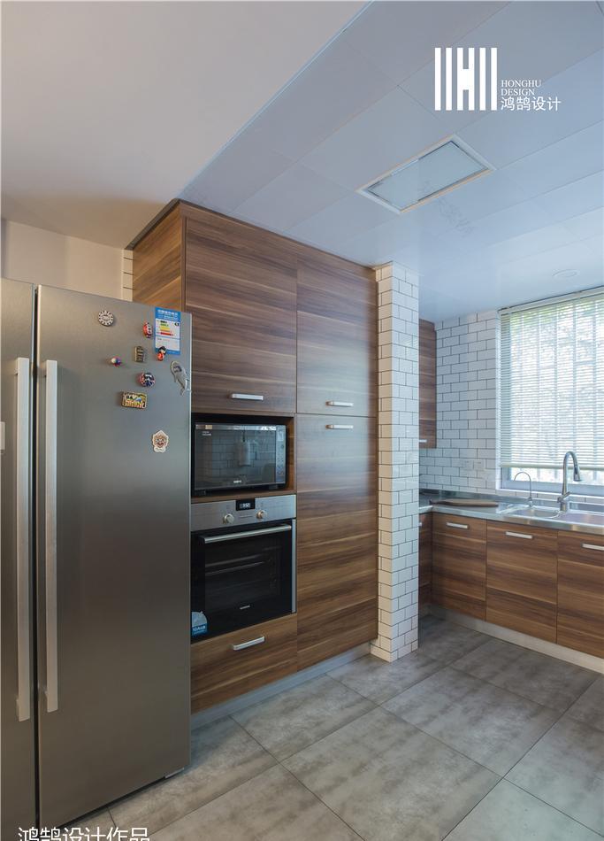 98㎡北欧风家居,原木韵味与怀旧水泥墙的完美结合-27