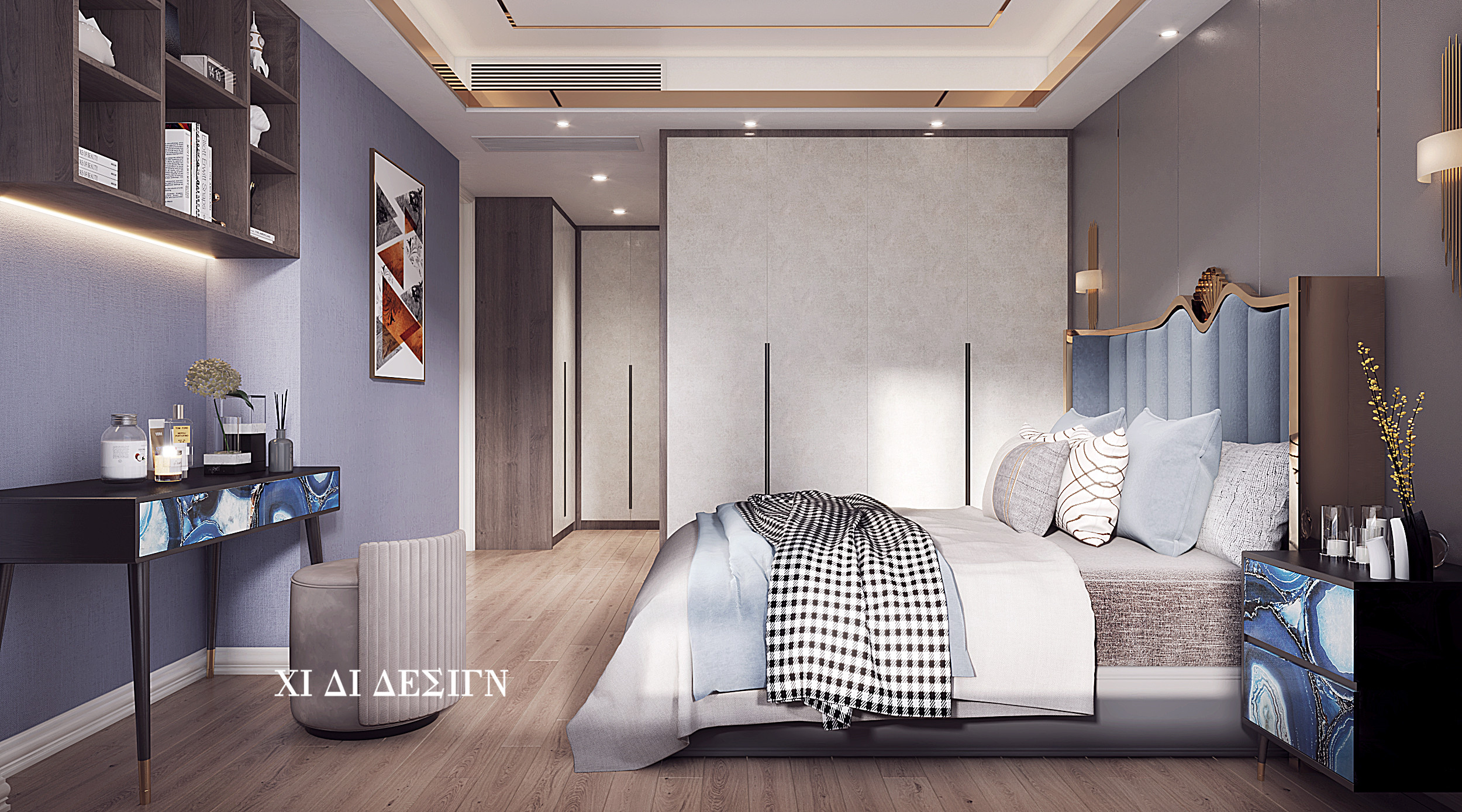 精致轻奢样板间设计案例-9