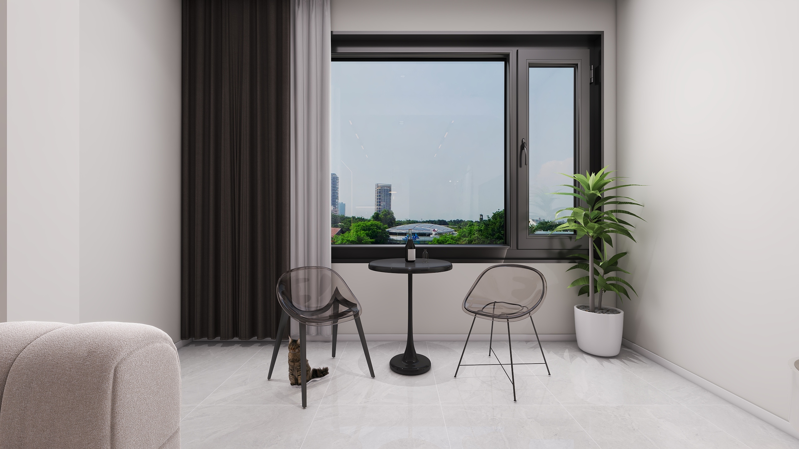 四川成都新津五峰安置房（71平方现代简约两居室）-27