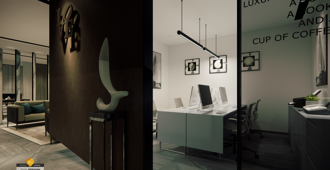 乾圣装饰设计室 | 简约现代办公空间-16