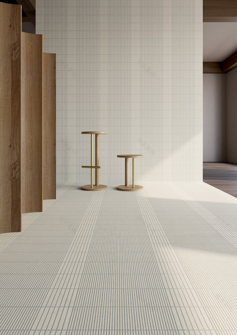 Michael Anastassiades 首推瓷砖系列“Fringe”,独特的砖块效果引人注目-4