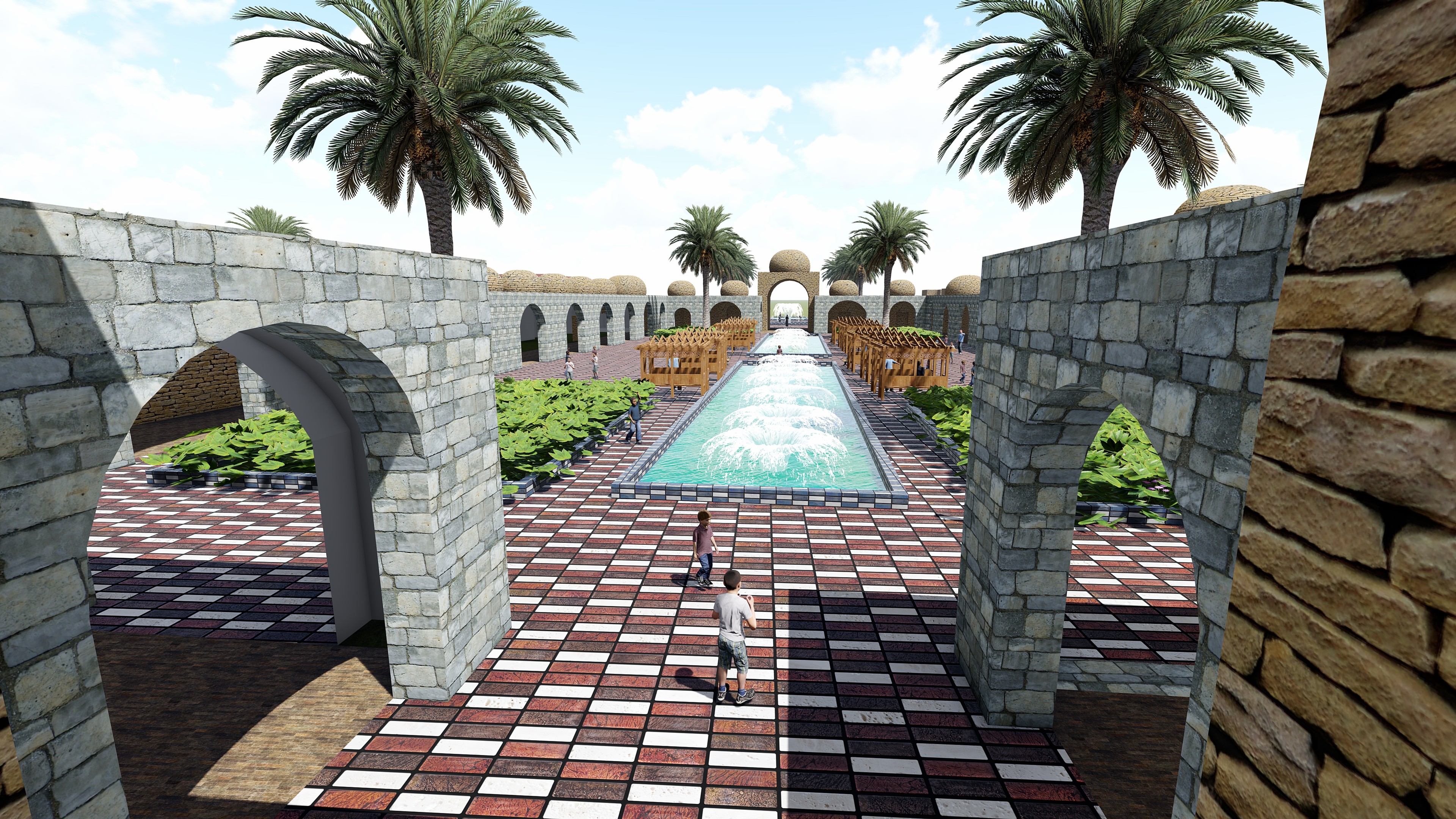 The design of an international tourist crafts center-11