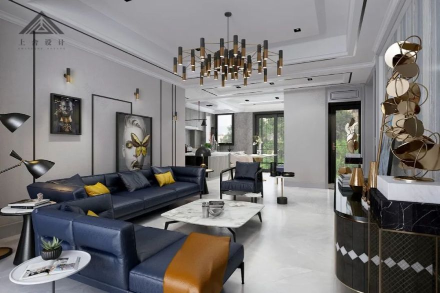 大洋五洲 117㎡现代轻奢家居,优雅与实用并存-19