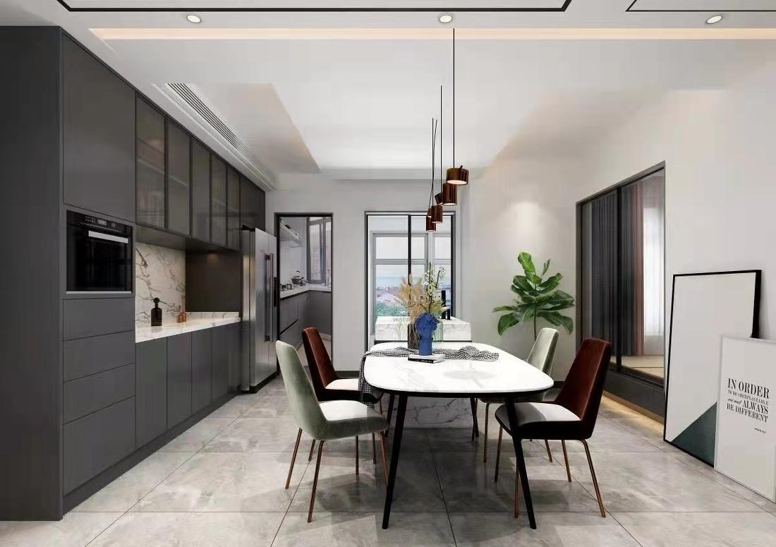 自在香槟135平现代-5