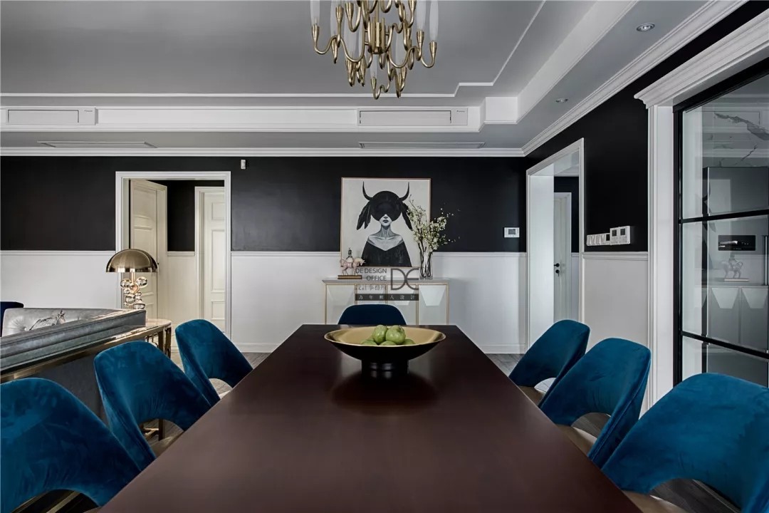 134m²轻奢主义·棕榈泉国际花园  DE设计事务所-15