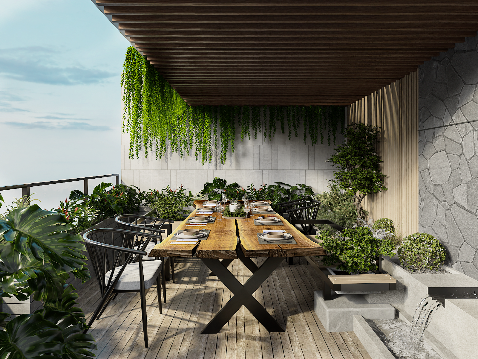 sân thượng wc phụ phòng giặt-8