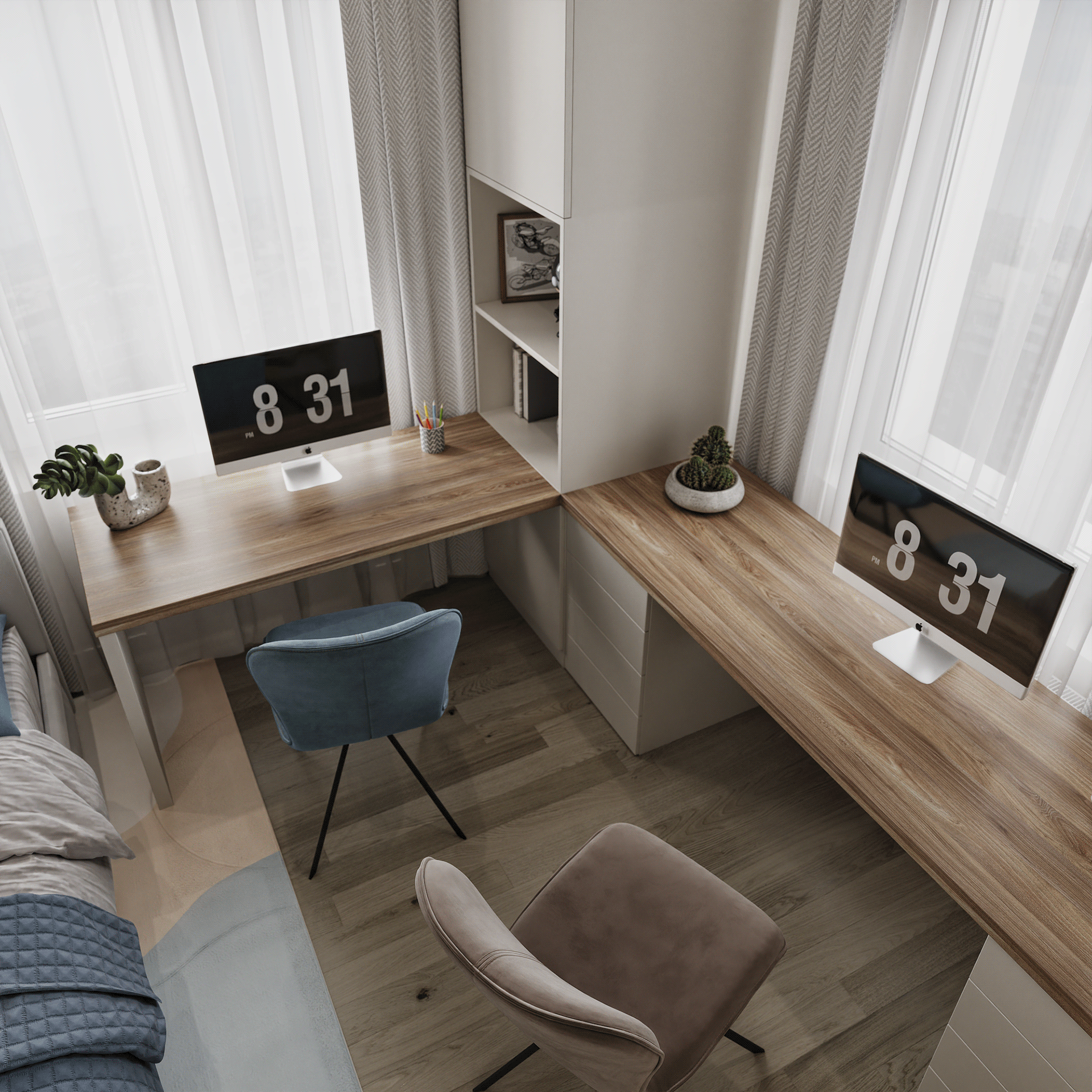 80 平米公寓可视化设计-18