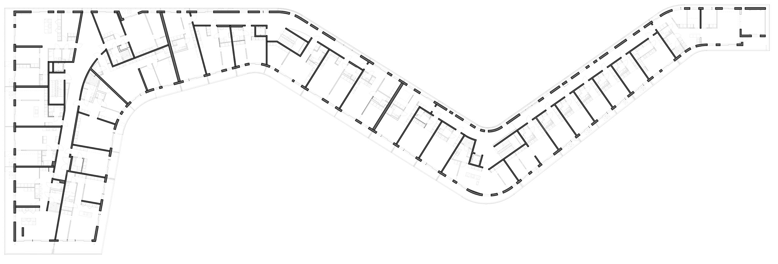 Meander 公寓楼丨芬兰赫尔辛基丨Steven Holl Architects+Newil&Bau-86