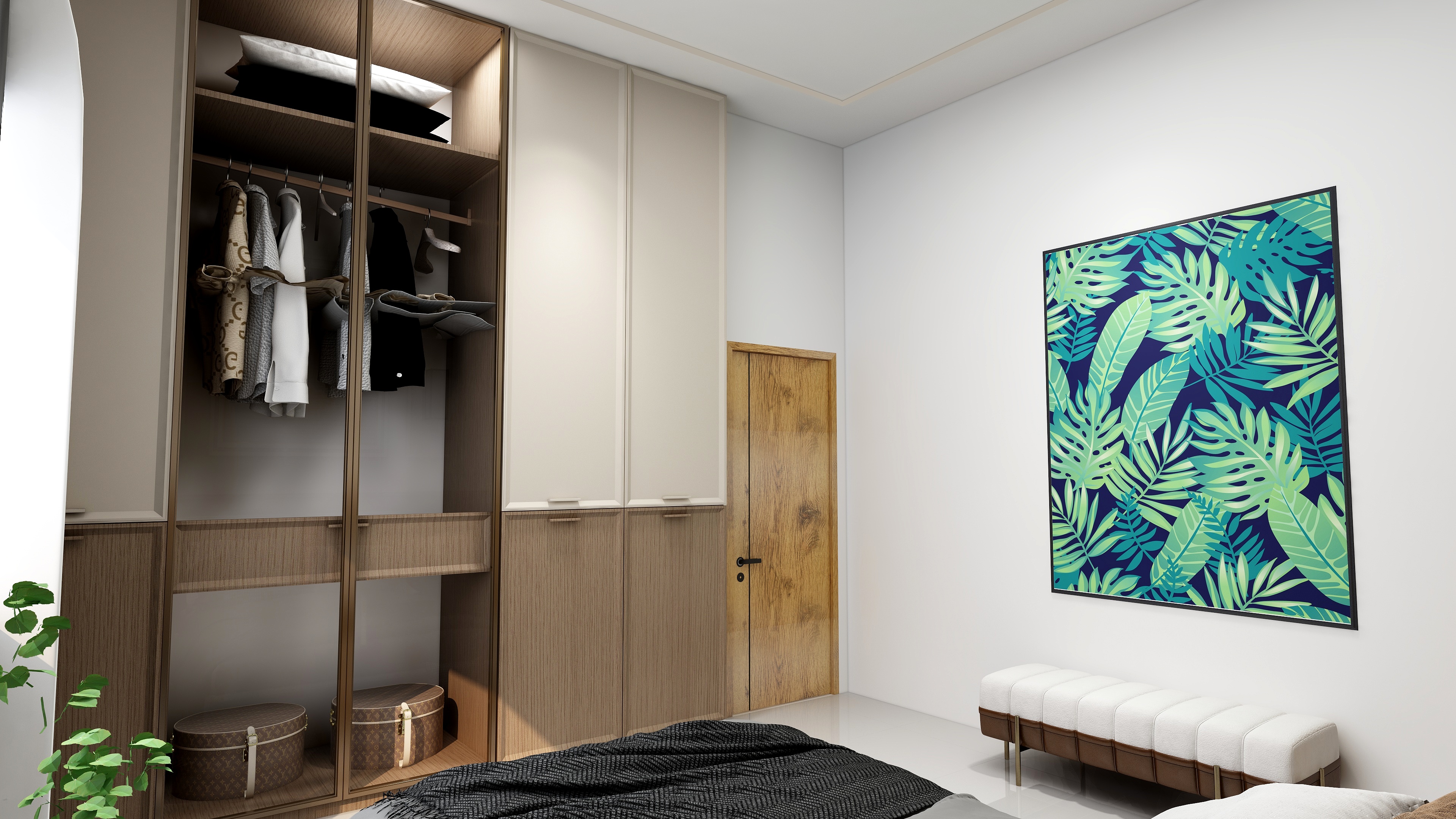 阿联酋阿拉伯牧场别墅一层室内设计-16