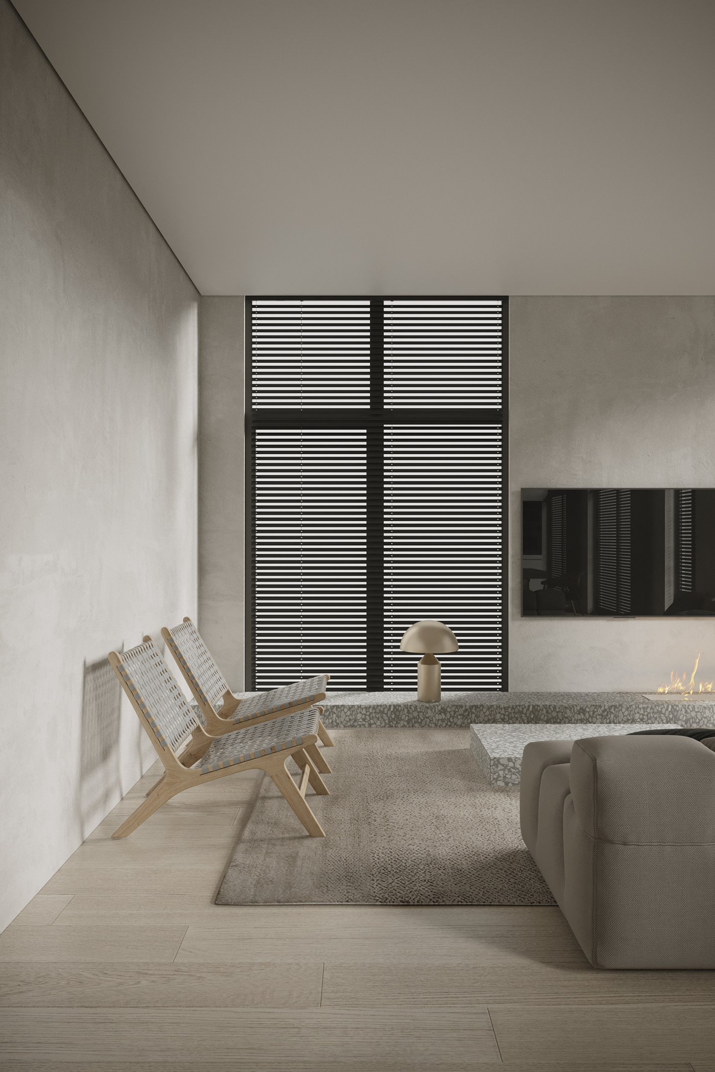 极简中性风公寓设计 干净利落！-4