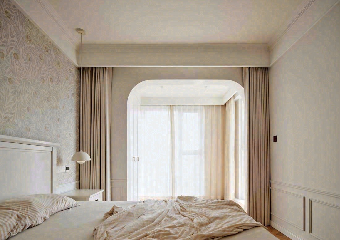 奶油轻法式平层设计-27