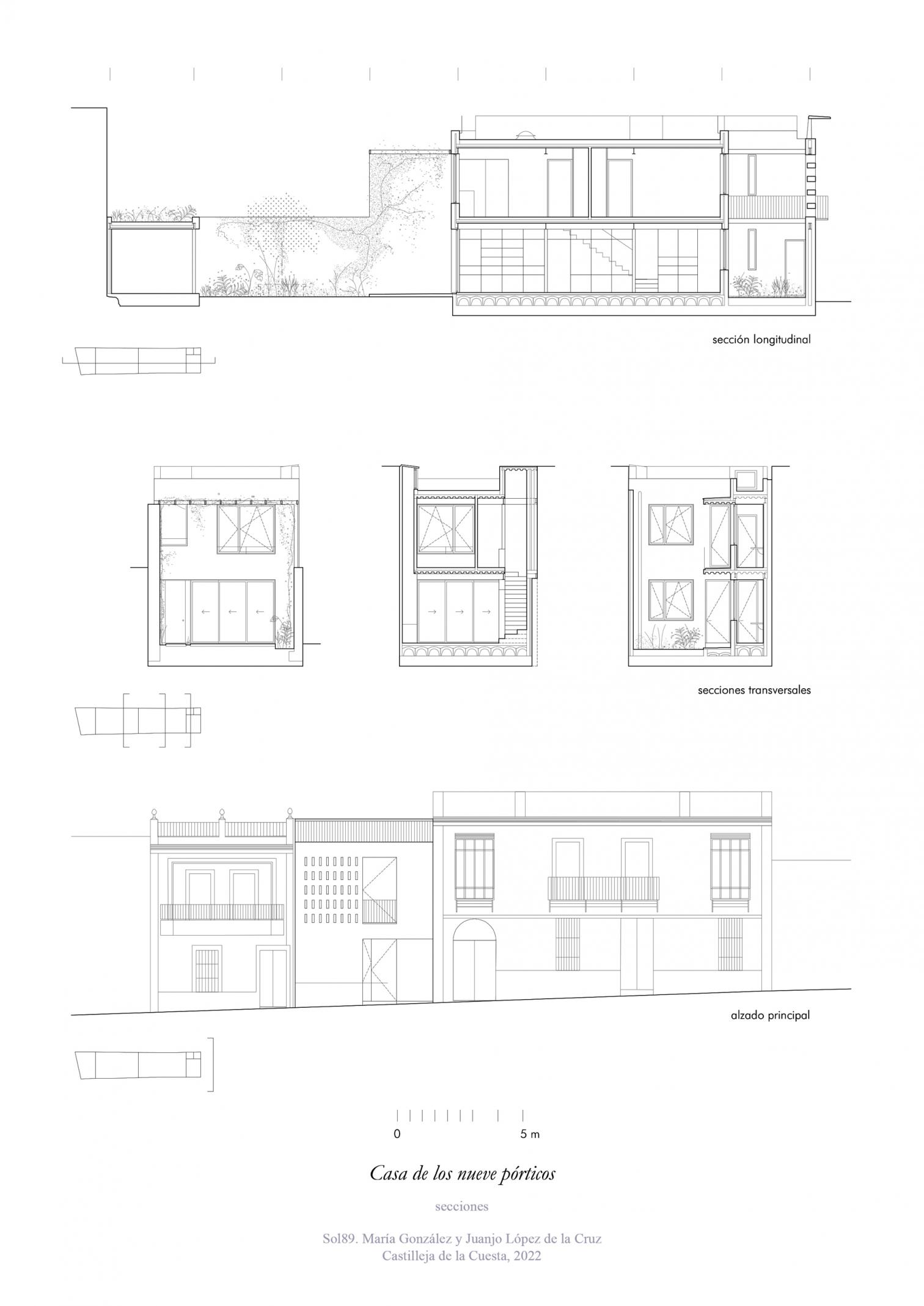 西班牙 Sevilla 的九柱庭院住宅设计-17