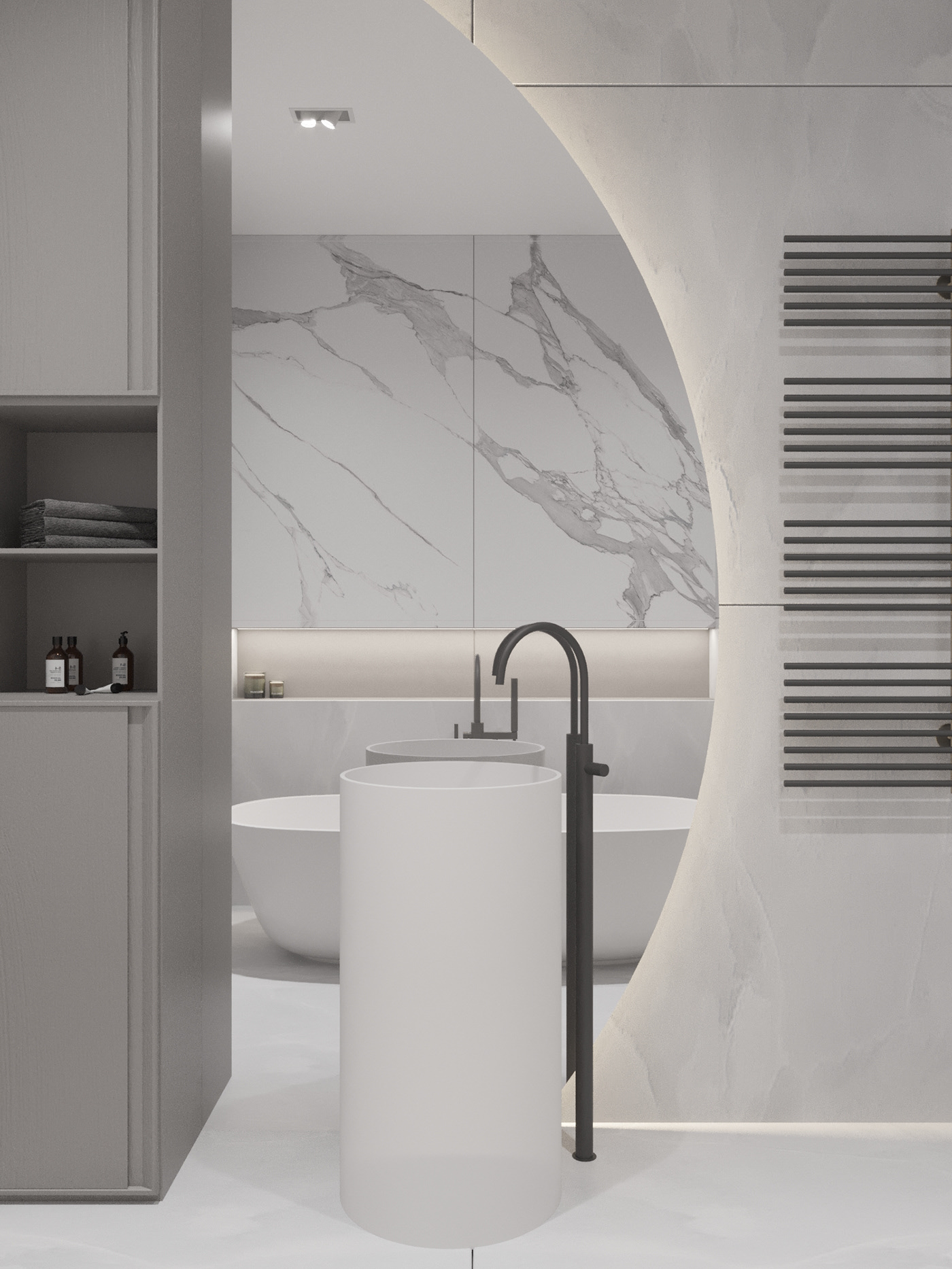 125平，现代简约空间设计                     -9