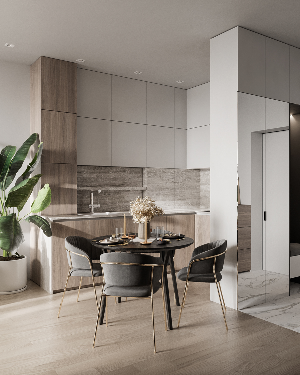 简洁而优雅的现代公寓-7