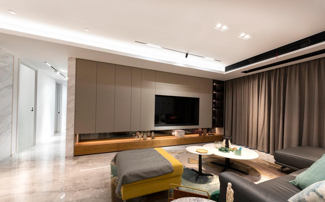 现代简约大平层，亲子共享空间设计-15