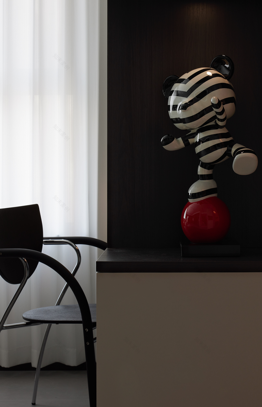 私宅设计:黑白之间,极致简约丨中国成都丨成都宏福樘设计,巴克空间设计-32