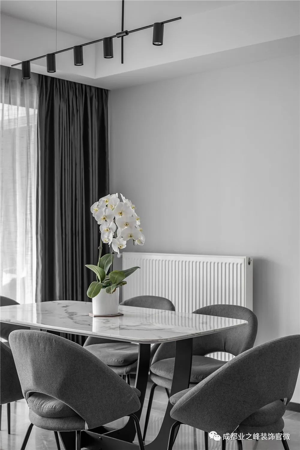 蓝光公园华府 | 170㎡现代简约之家,低饱和度灰色调的舒适生活-25