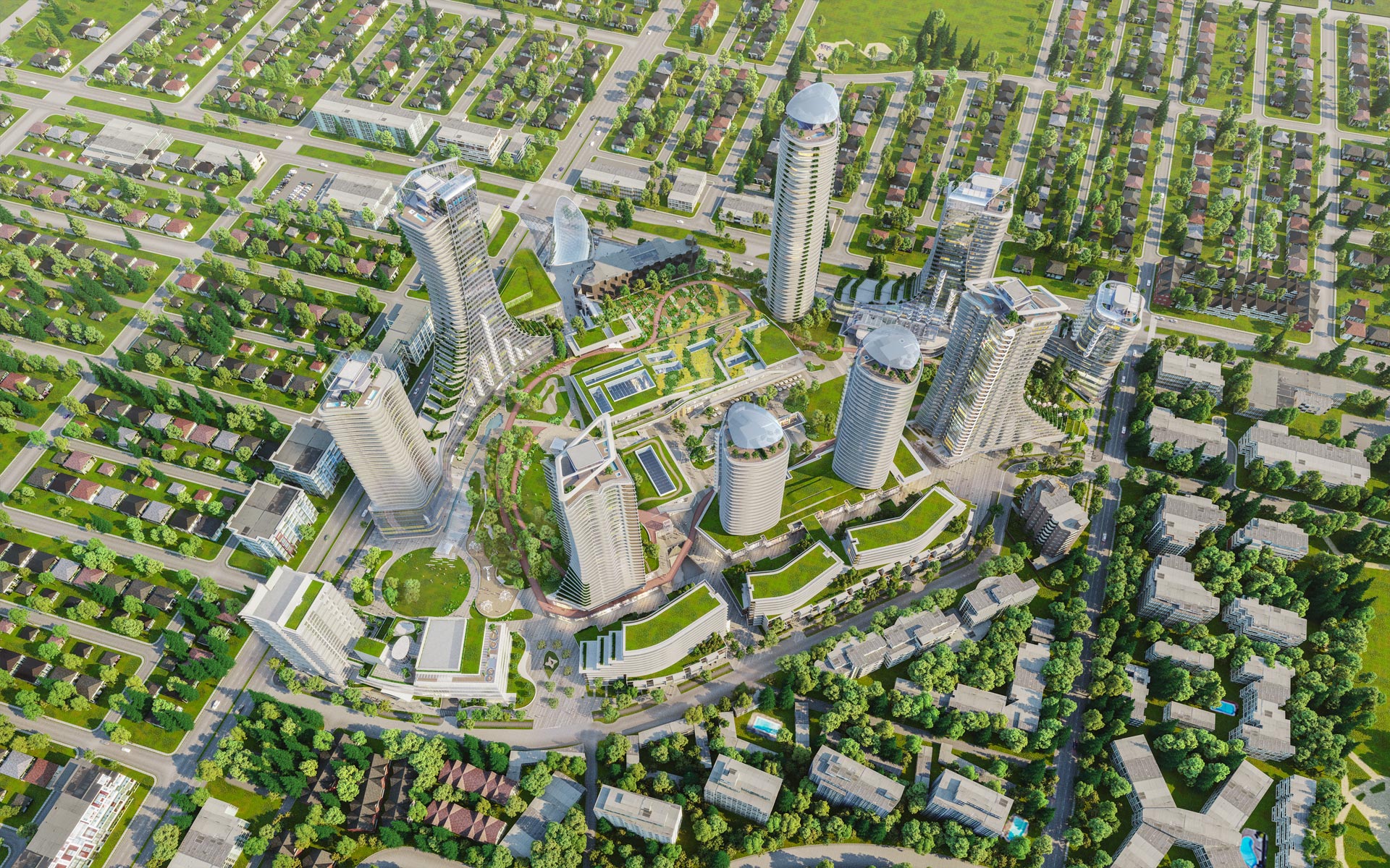 温哥华 Oakridge 购物中心重建 | 城市绿洲与社区活力的新典范-11