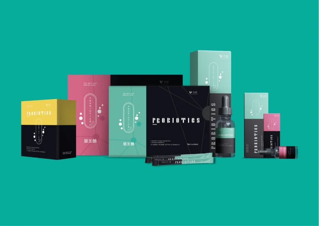 保定法鵜益生菌店,对比色设计吸引眼球-67