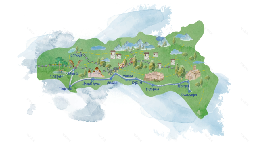 阿布哈兹旅游路线品牌项目-19