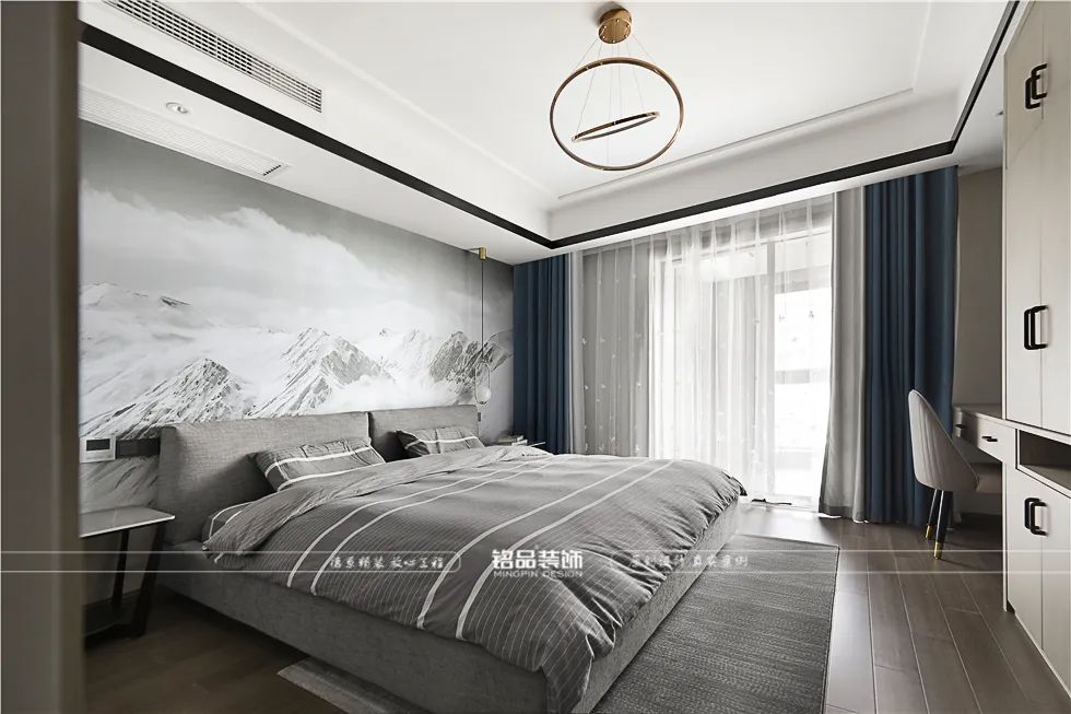 现代轻奢大跃层丨铭品装饰-48