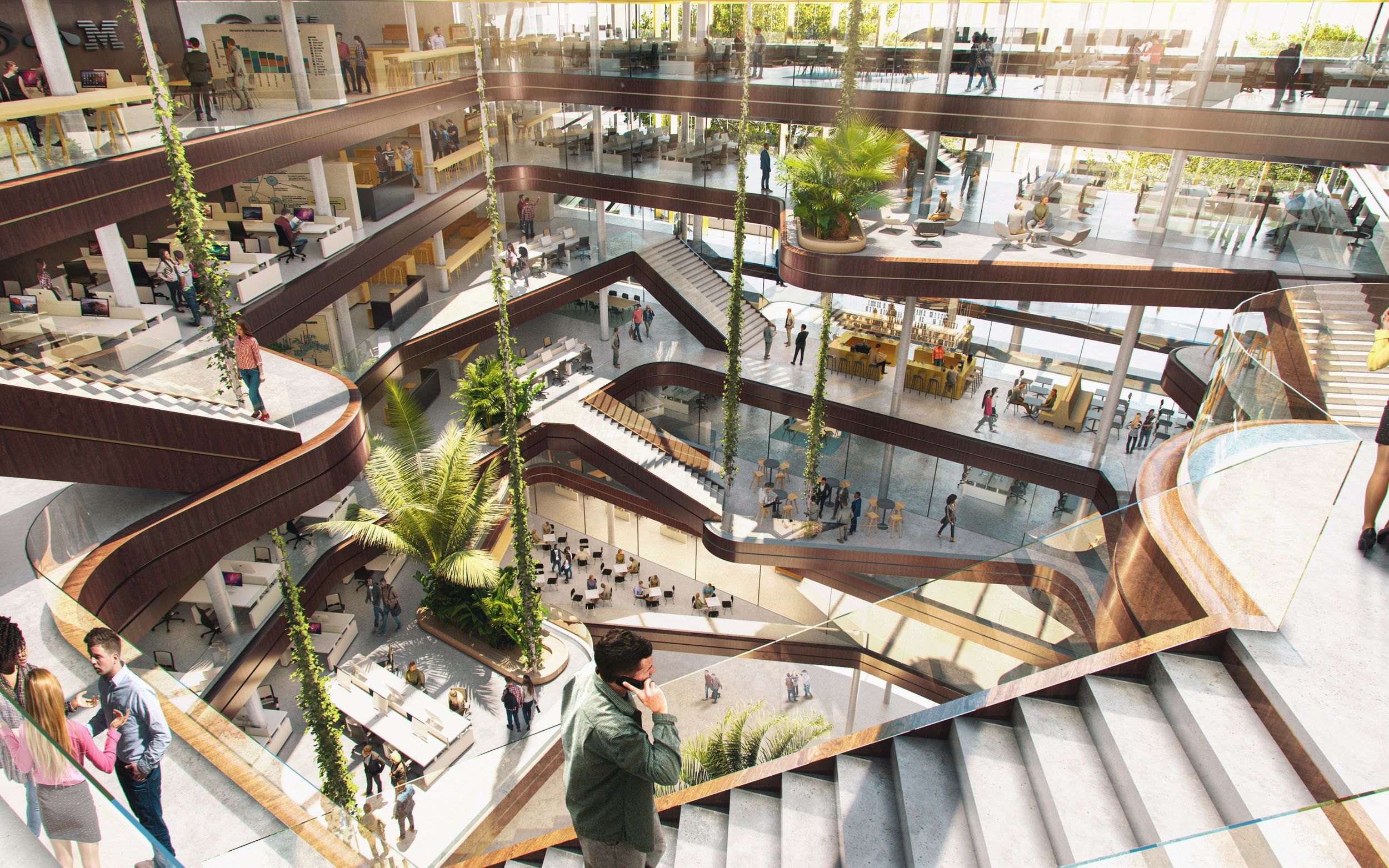 IBM 荷兰总部 | Powerhouse Company 的现代设计惊艳亮相-4