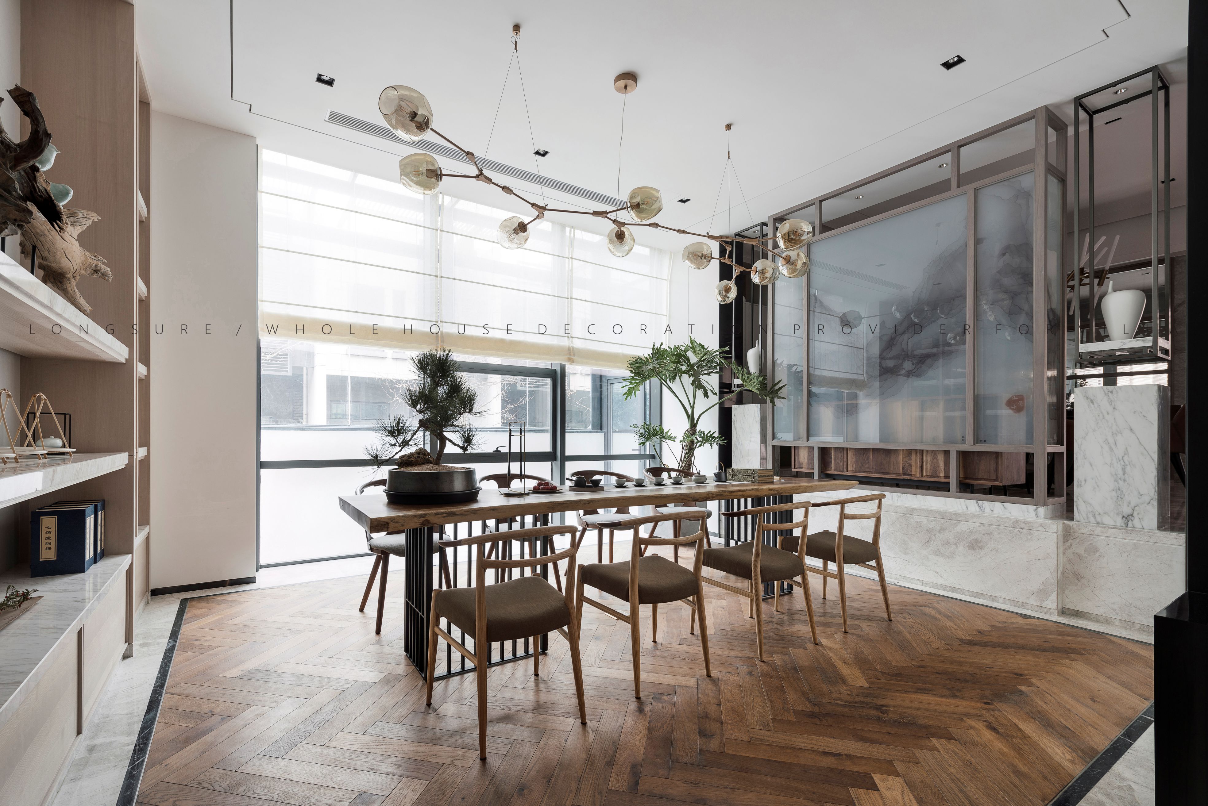 成都朗墅豪宅定制 | 实木整装的艺术-44