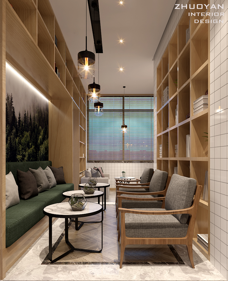 琸岩设计新作《学院書咖》-5