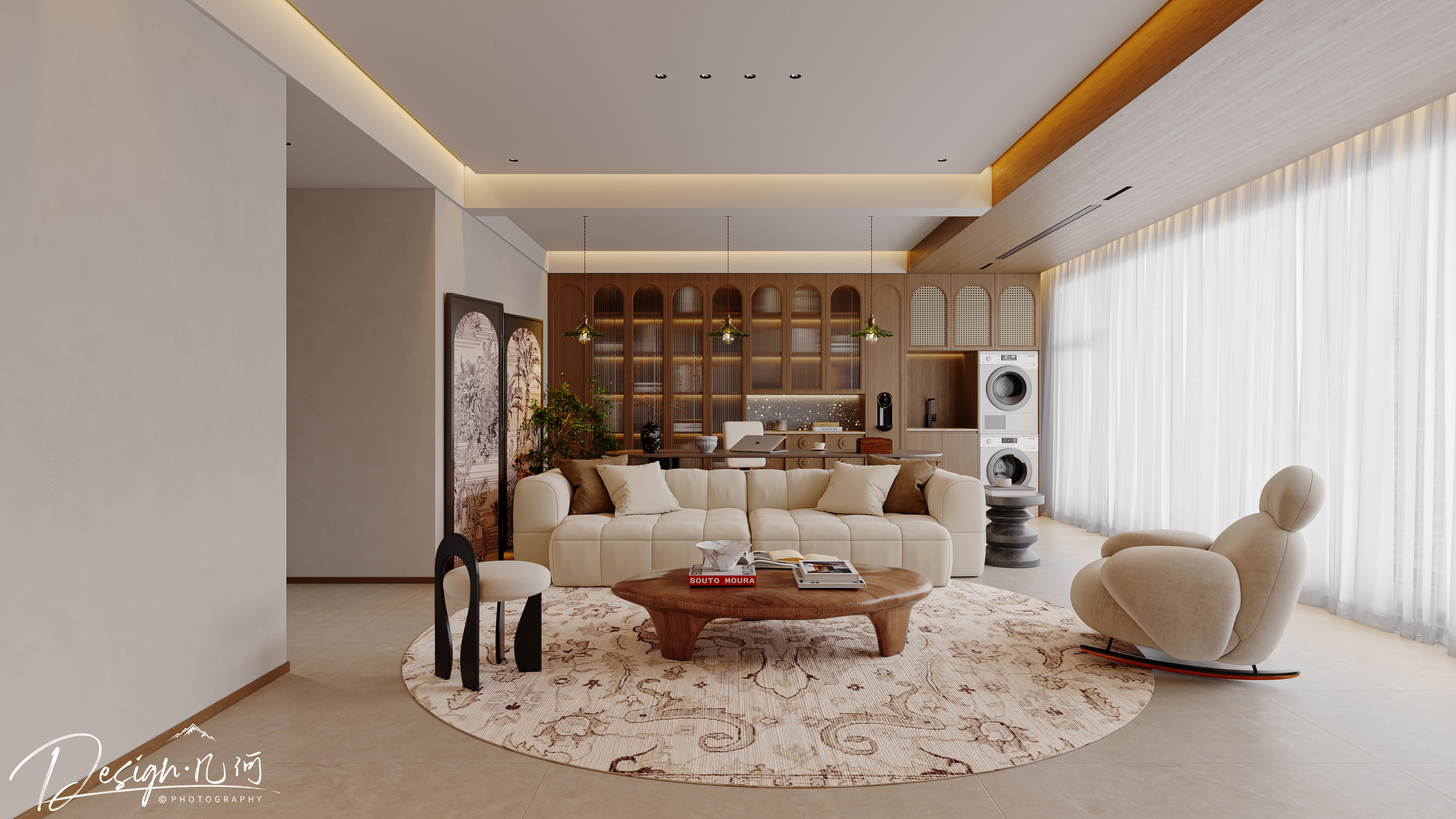 几何空间视觉表现 | 石榴林语春晓法式中古风-0