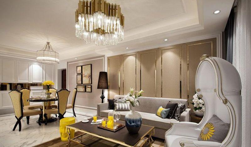 山西金域王府现代新古典小三居设计-30