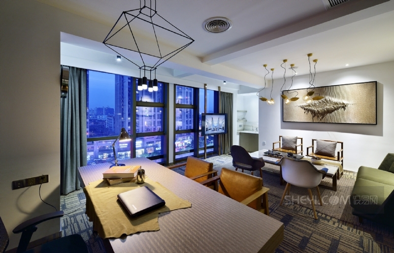 广电兰亭珑府四居室简约风格装修设计-12