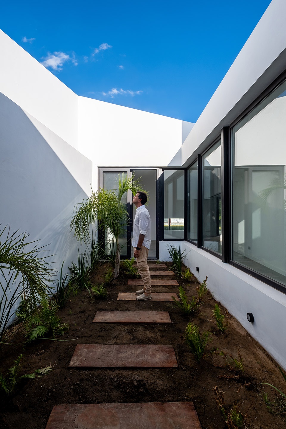 天井之家 · 室内花园为核心的现代穹顶住宅丨阿根廷科尔多瓦丨Ambroggioarq-19