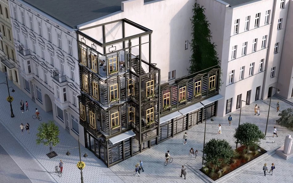 Ażurowa Kamienica（罗兹穿孔出租屋）丨波兰罗兹-0