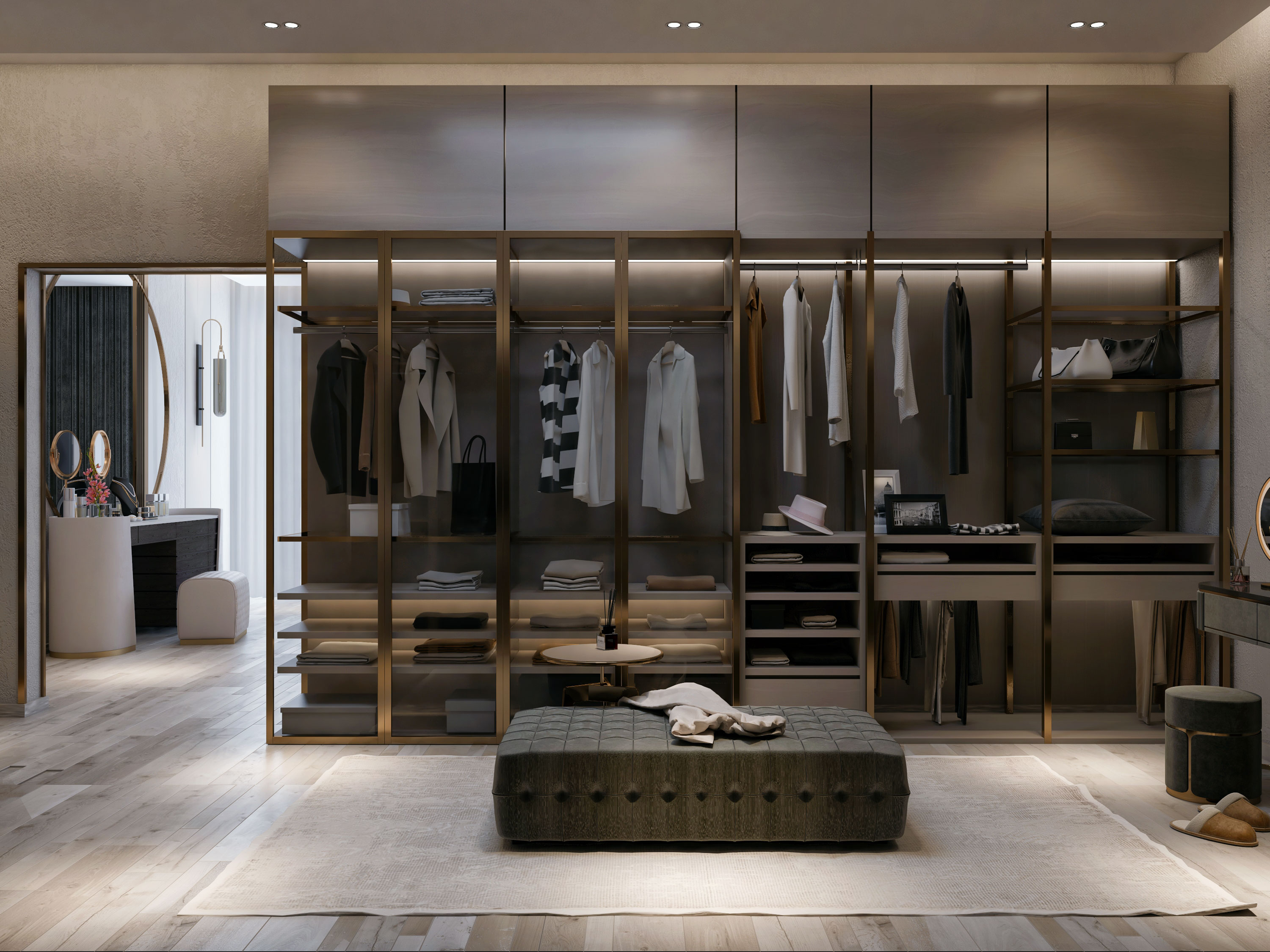 luxury master bedroom and dressing-12