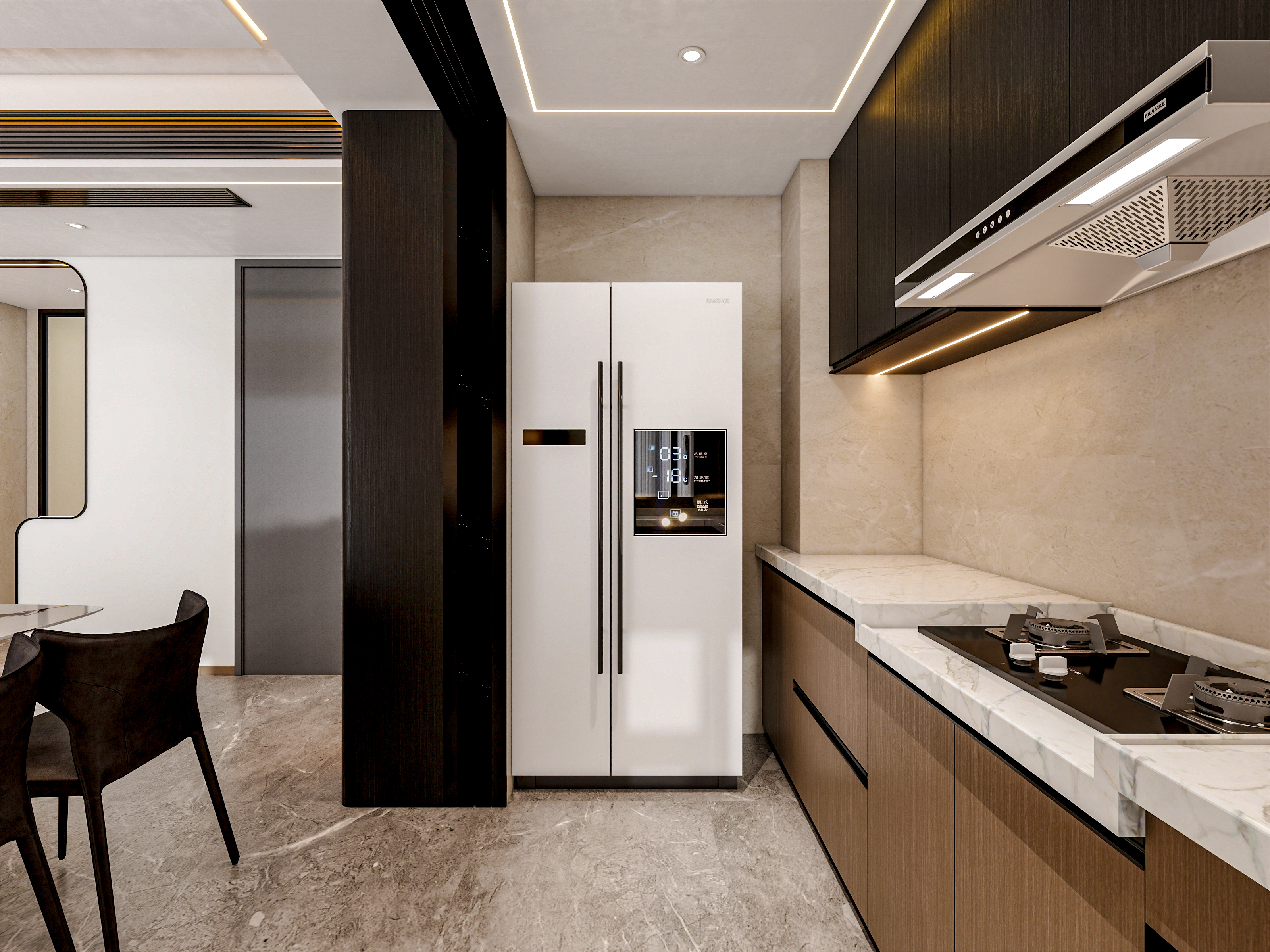 四川成都锦粼湖院二期（118平方意式极简三居室）-44