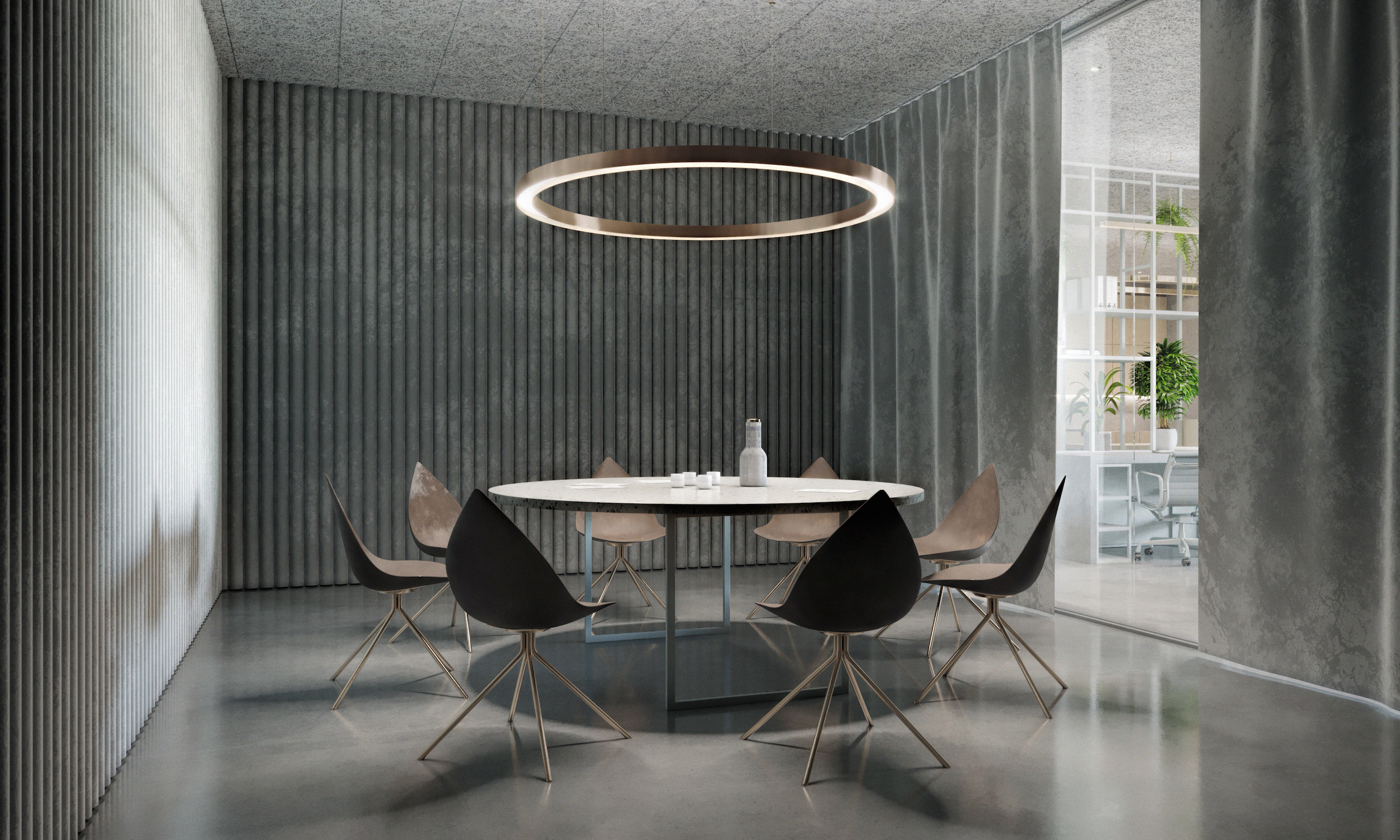 ALCHEMIA 渲染 | 元素视觉化办公室设计-17