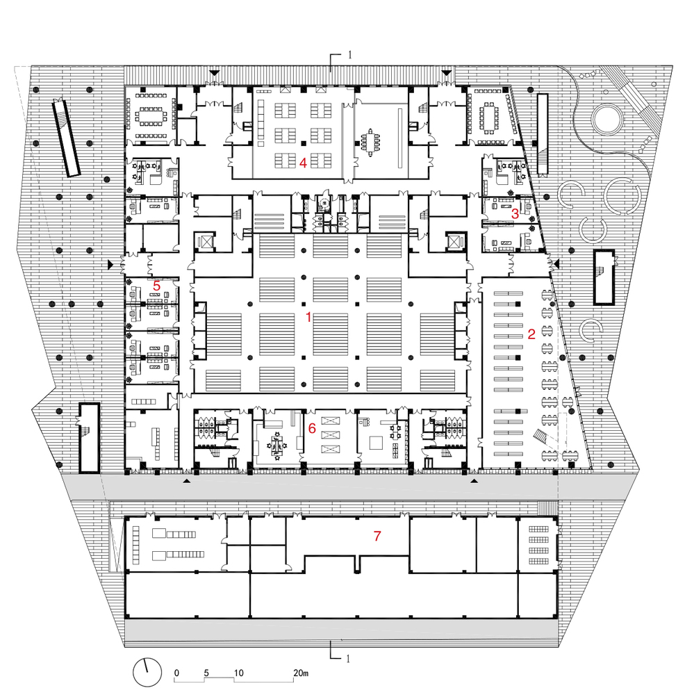 新疆大学科技学院图书馆-10
