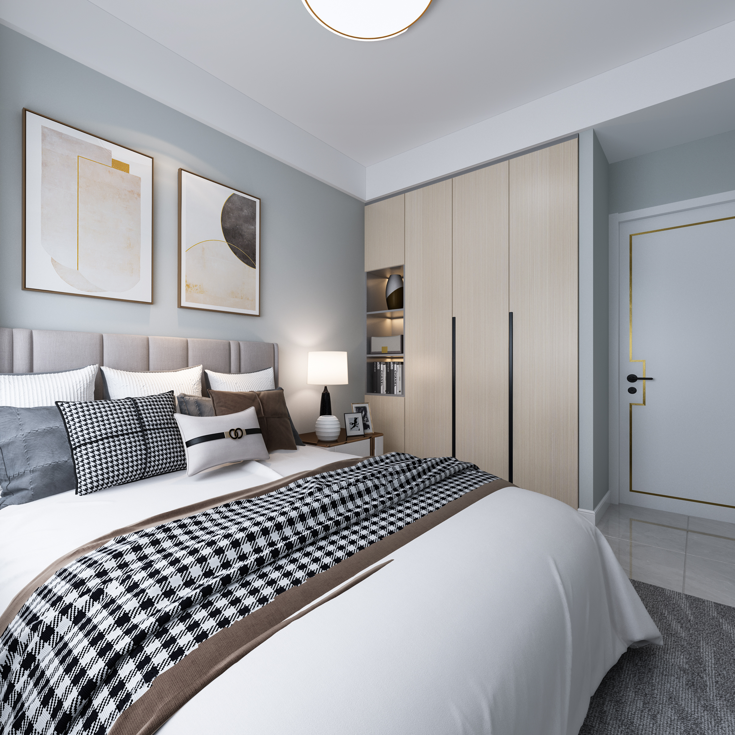 北欧清新舒适住宅设计案例-7