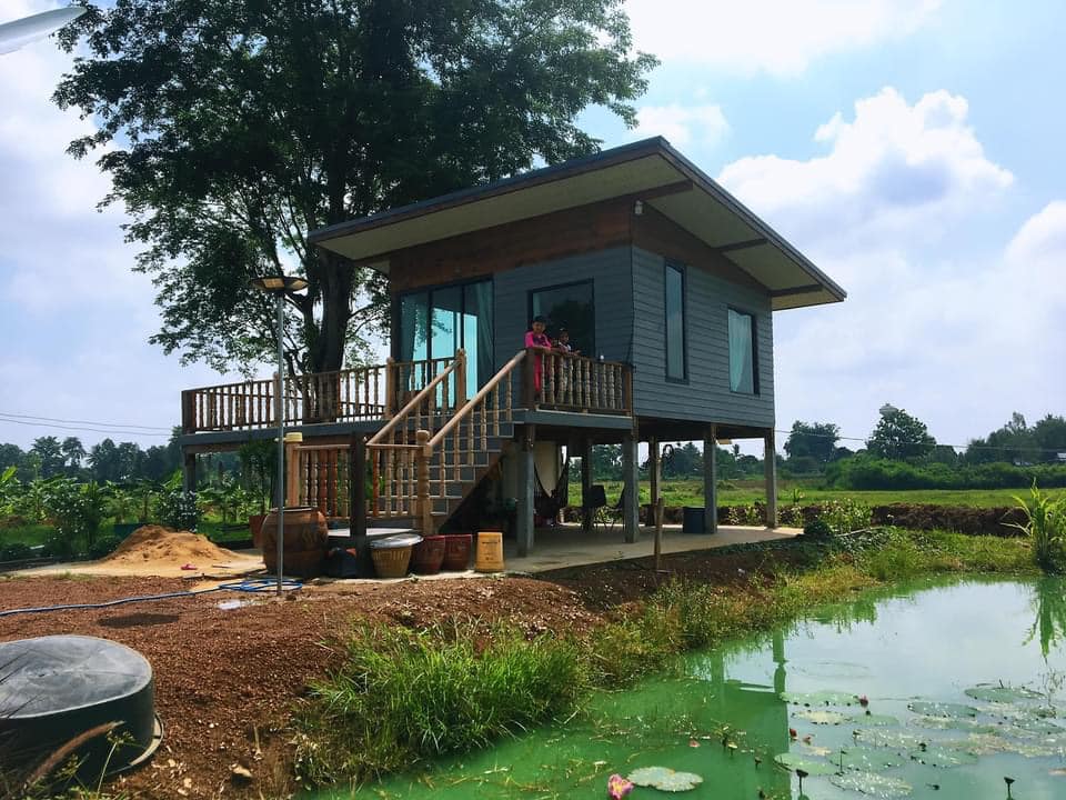 20万泰铢建造的木质乡村房屋模型丨泰国-4