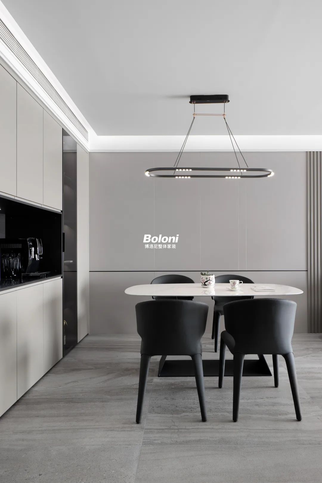 灰色极简大平层,治愈深夜 emo 的舒适之家-24