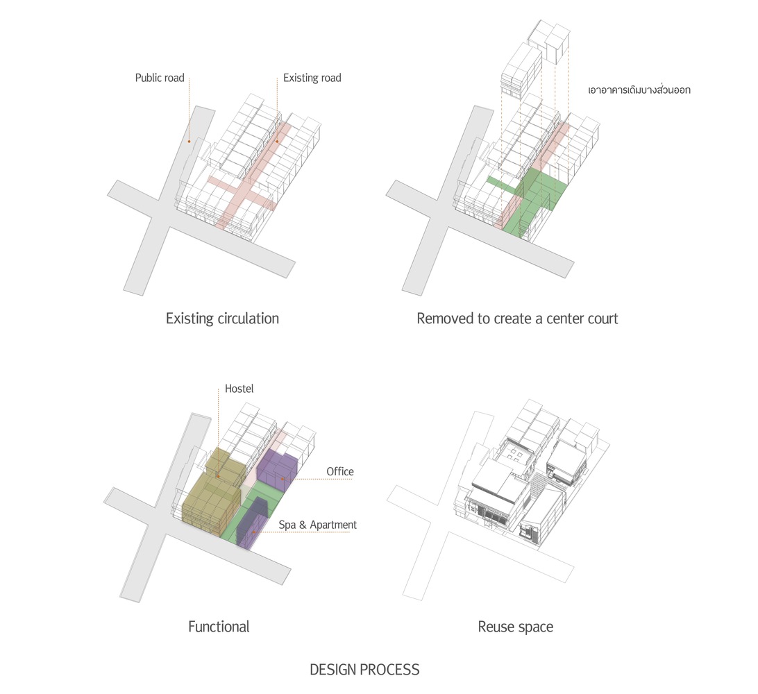 泰国曼谷塔姆尼旅舍丨POD Architects-49