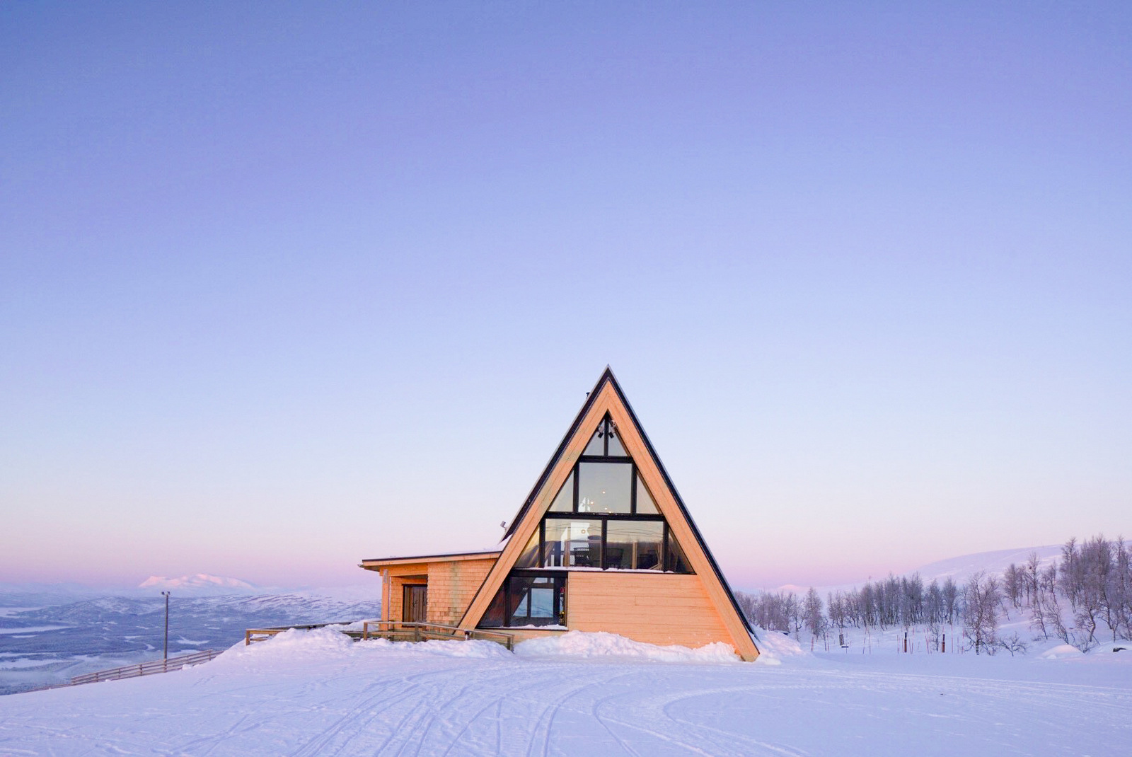 雪山木屋餐厅，瑞典 / Murman Arkitekter-3